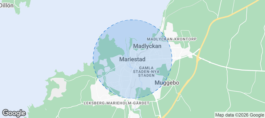 Mariestad Airbnb map